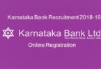Karnataka Bank Recruitment 2018-2019 Clerk PO and SO vacancies
